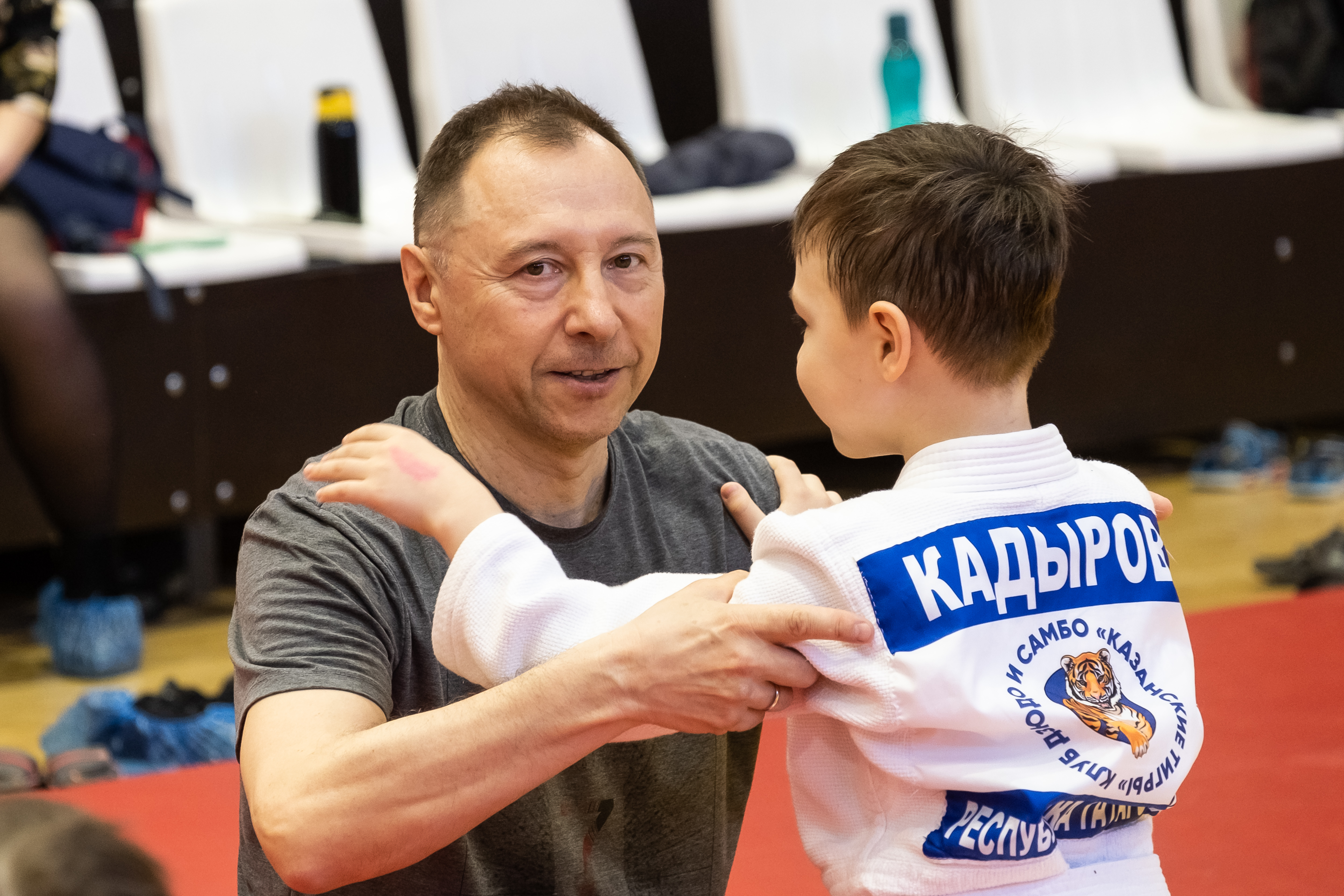 Более ста семей приняли участие в тренировке проекта «Дошкольное дзюдо»